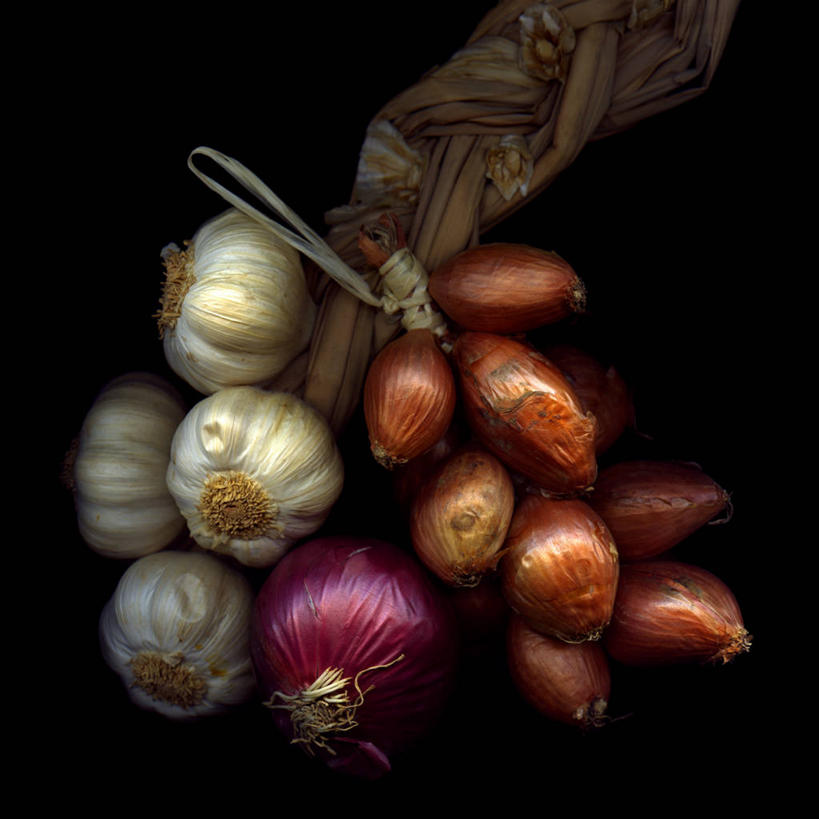 无人,方图,特写,静物,许多,黑色背景,丰富,很多,串,摄影,逆光,珍珠洋葱,健康食物,彩图,影棚拍摄