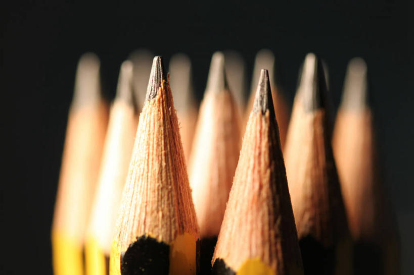 无人,横图,特写,黑色背景,锐利,铅笔,摄影,部分,锋利,尖锐,想法,彩图,影棚拍摄