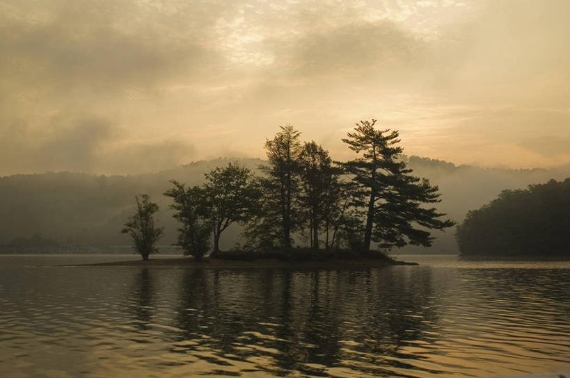 无人,横图,室外,湖,美景,山,雾,美国,岛,景观,树,自然,船尾波,收银员,景色,摄影,宁静,自然风光,彩图