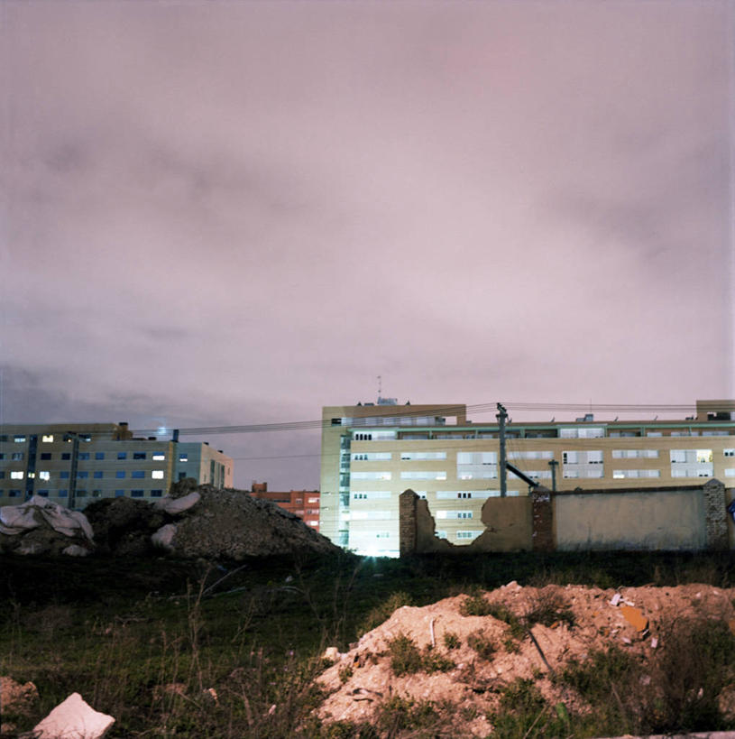 无人,方图,室外,城市,建筑,西班牙,泥土,公寓,首都,黄昏,马德里,摄影,空地,堆,照亮,彩图