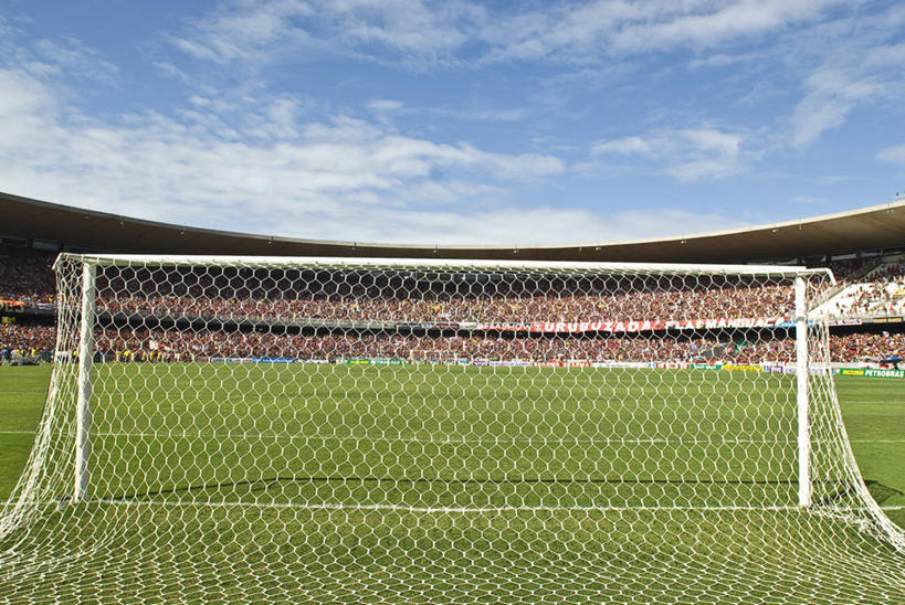 足球场,横图,室外,白天,运动,巴西,云,许多人,体育场,天空,一群人,摄影,马拉卡纳体育场,足球运动,彩图