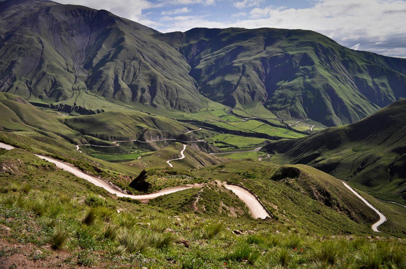 无人,横图,全景,室外,白天,山,山脉,阿根廷,地形,方向,绿色,风景,自然,摄影,萨尔塔省,彩图