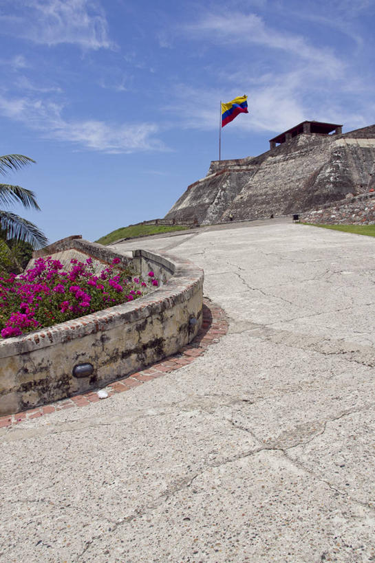 无人,横图,竖图,俯视,航拍,室外,白天,旅游,城市,路,旗帜,哥伦比亚,首都,蓝色,天空,地标建筑,摄影,鸟瞰,波哥大,彩图,高角度拍摄,旅行