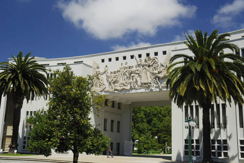 横图,俯视,航拍,室外,白天,侧面,旅游,城市,建筑,智利,摄影,鸟瞰,进入,彩图,高角度拍摄,旅行,大学,传统文化