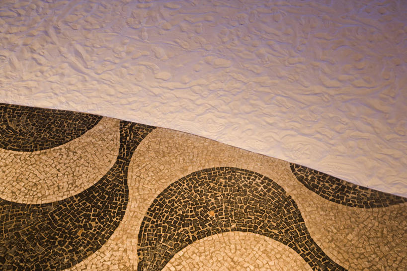 无人,横图,俯视,室外,特写,白天,度假,水,沙子,小路,摄影,清新,里约热内卢,反差,里约热内卢州,式样,科巴卡巴纳海滩,设计,海滩,彩图,高角度拍摄,旅行