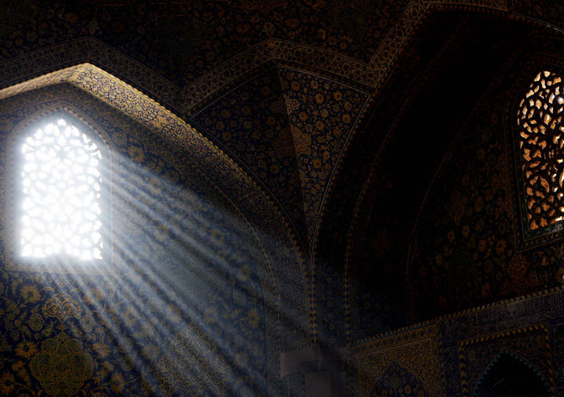 无人,横图,室内,白天,窗户,建筑,日光,伊朗,光,拱门,摄影,宗教,伊斯兰教,早晨,清真寺,中东文化,伊斯法罕,彩图