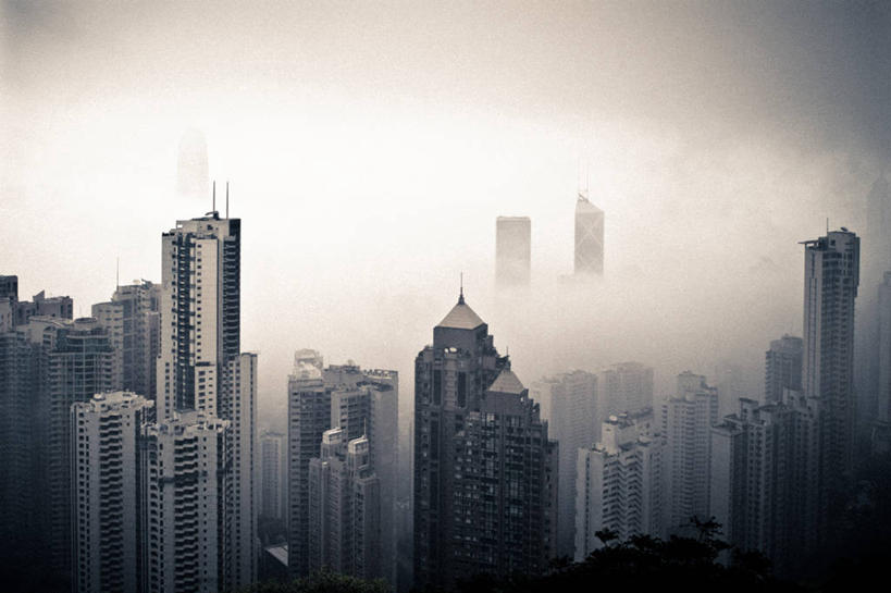 无人,横图,阶调图片,室外,白天,度假,美景,城市风光,城市,建筑,摩天大楼,香港,景观,娱乐,现代,享受,休闲,景色,放松,摄影,宁静,香港岛,彩图,晕影