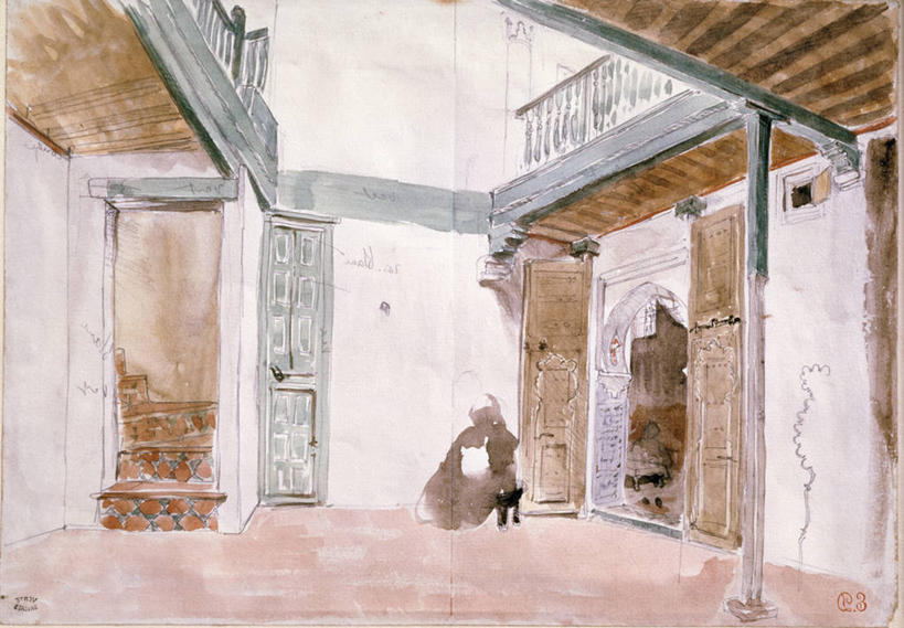 无人,栏杆,横图,插画,室外,绘画,数码,科技,楼梯,门,阳台,建筑,非洲,摩洛哥,阴影,艺术,网络,庭院,高光,几何,计算机图形,合成,图画,画,颜料,美术,电脑合成图,数码合成图,合成图,漫画,写实,具体,具象,阿非利加洲,摩洛哥王国,美术工艺,丹吉尔,丹吉尔省,彩图,浪漫主义