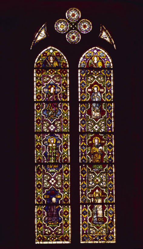 无人,竖图,室内,白天,窗户,建筑,法国,摄影,宗教,基督教,横截面,法国文化,彩色玻璃,圣人,美术工艺,彩图,大教堂,夏特尔