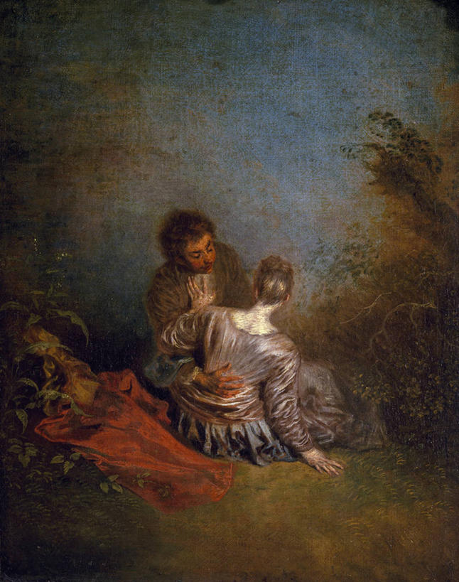 成年人,两个人,画家,坐,竖图,插画,室外,民族服装,绘画,数码,科技,植物,阴影,艺术,网络,高光,几何,计算机图形,古典,合成,图画,拿着,文化,画,工艺品,靠,靠着,品味,艺术家,美术,电脑合成图,数码合成图,高雅,合成图,画师,问题,漫画,斗篷,18世纪,写实,具体,具象,美学,异性恋,性骚扰,男人,女人,彩图,传统服装,民俗服,华多,华铎,让.安东尼.华托