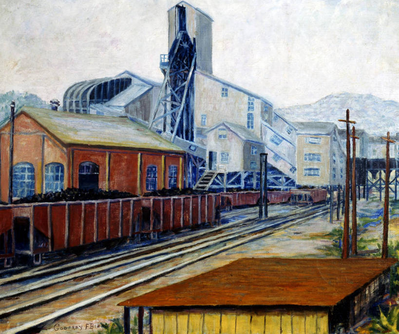 无人,工厂,横图,插画,室外,白天,绘画,数码,科技,建筑,路,铁路,火车,油画,阴影,艺术,网络,轨道,交通,铁轨,高光,几何,计算机图形,古典,合成,图画,文化,画,工艺品,品味,工业,运输,能源,美术,电脑合成图,数码合成图,高雅,合成图,货运,漫画,写实,具体,具象,美学,美术工艺,彩图,货运火车