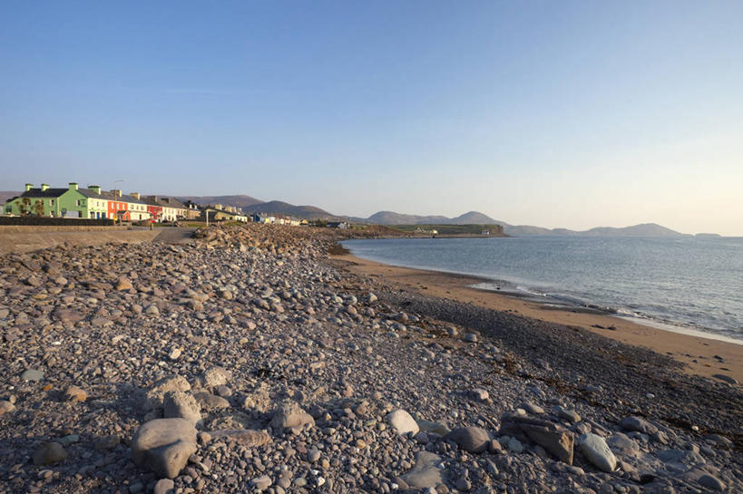 无人,横图,室外,白天,旅游,度假,海洋,美景,山,山脉,水,爱尔兰,欧洲,河岸,景观,娱乐,风景,天空,自然,春天,享受,休闲,景色,放松,季节,摄影,宁静,西欧,自然风光,芒斯特省,爱尔兰共和国,凯里郡,芒斯特,海滩,岩石,彩图