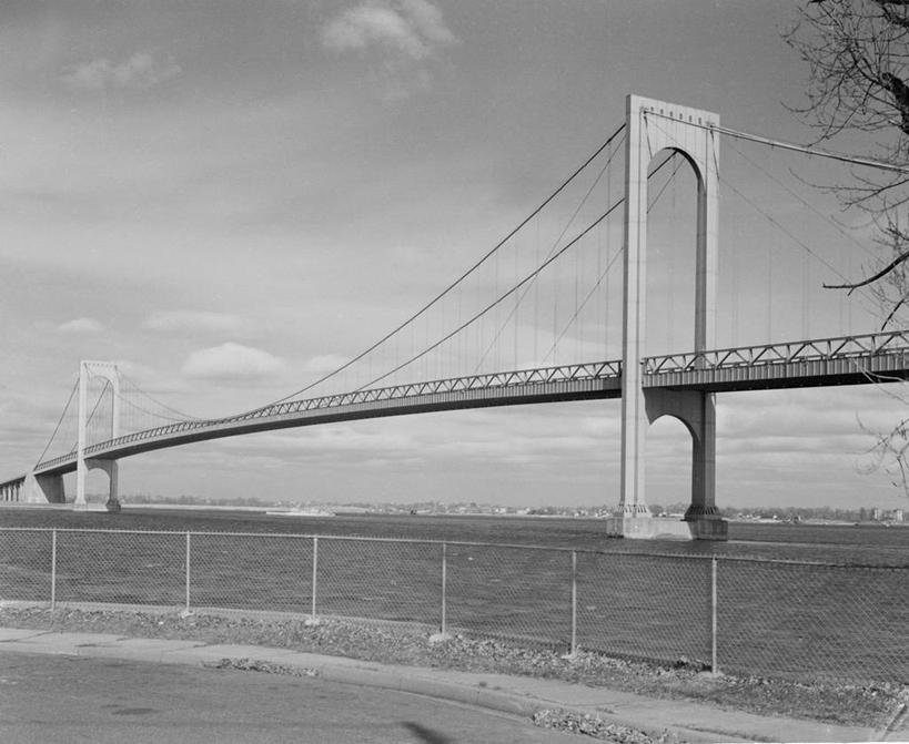 无人,横图,黑白,室外,白天,河流,城市,建筑,纽约,美国,地平线,河岸,桥,枝,联系,摄影,吊桥,纽约州,布朗克斯,皇后区,旅行