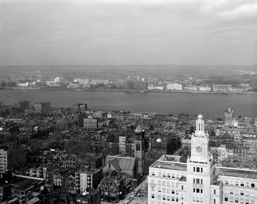 无人,横图,俯视,航拍,黑白,室外,白天,度假,美景,城市风光,城市,建筑,美国,地平线,景观,娱乐,享受,休闲,景色,放松,摄影,鸟瞰,波士顿,马萨诸塞,查尔斯河,高角度拍摄