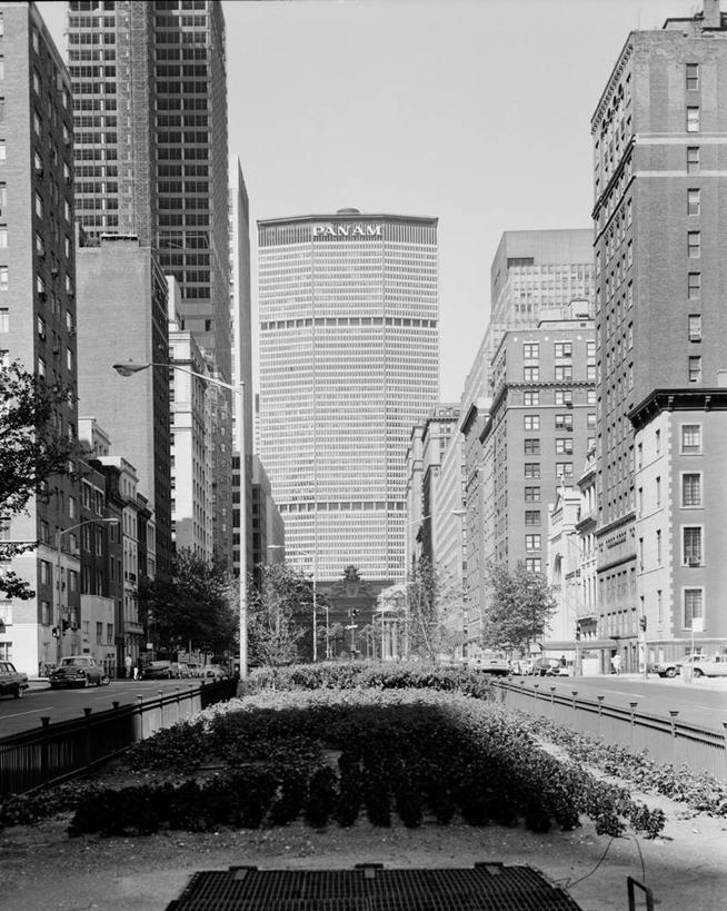 无人,竖图,黑白,室外,白天,城市,建筑,街道,摩天大楼,纽约,美国,摄影,纽约州,公园大道