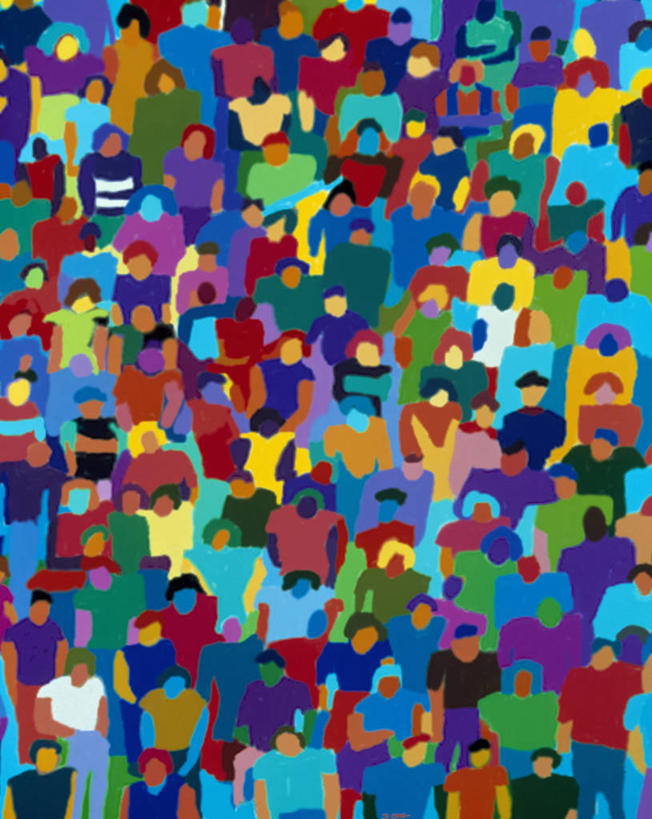 竖图,插画,绘画,数码,科技,阴影,形状,艺术,网络,许多人,高光,几何,计算机图形,古典,合成,图画,文化,画,工艺品,品味,一群人,美术,电脑合成图,数码合成图,高雅,合成图,群众,漫画,想象,写实,具体,具象,美学,式样,几何形状,彩图,立体主义