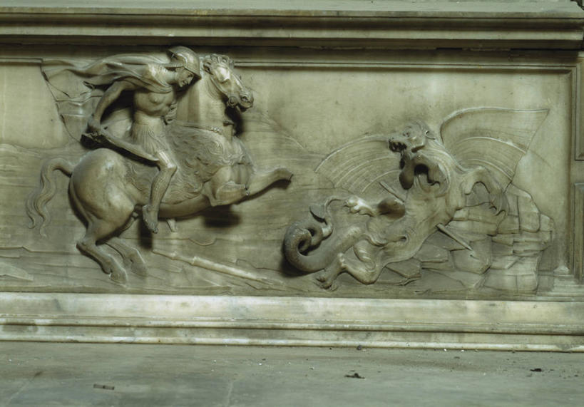 无人,横图,插画,特写,数码,科技,马,阴影,网络,龙,标志,符号,高光,几何,计算机图形,文艺复兴,合成,图画,标识,画,摄影,电脑合成图,数码合成图,基督教,合成图,打斗,祭坛,漫画,杀害,圣乔治,写实,具体,具象,性别符号,圣人,美术工艺,彩图,影棚拍摄,浅浮雕,男性符号,顿悟