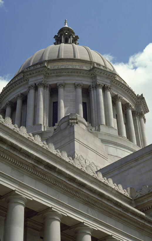 无人,竖图,室外,白天,仰视,建筑,美国,柱子,云,宏伟,天空,摄影,圆顶建筑,国会大楼,奥林比亚,彩图,低角度拍摄