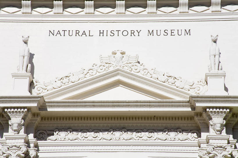 无人,博物馆,横图,室外,白天,仰视,建筑,雕塑,日光,美国,雕像,文字,历史,白色,地标建筑,摄影,英文字母,加利福尼亚,巴尔博亚公园,圣地牙哥市,式样,大写字母,圣迭戈县,设计,彩图,低角度拍摄