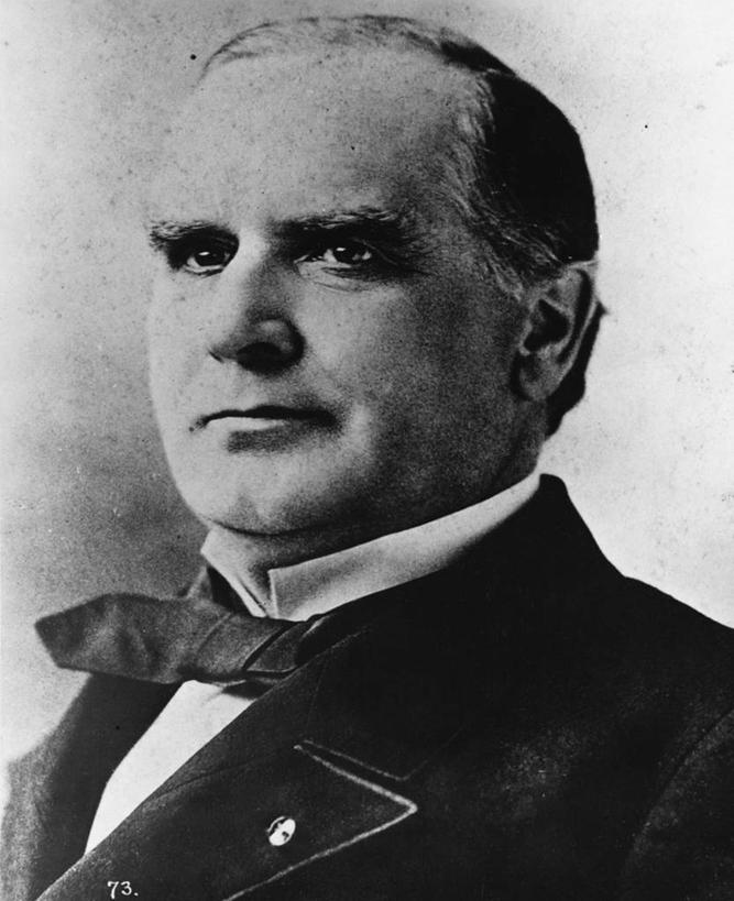 一个人,竖图,黑白,室内,美国,摄影,多样,领导,总统,政治,19世纪,美国总统,麦金利峰,威廉.麦金莱,威廉.麦金利,把握,男性,掌控