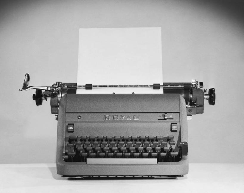 无人,横图,黑白,室内,特写,留白,商务,静物,文字,纸,古典,摄影,生活方式,英文字母,打字机,信函,大写字母