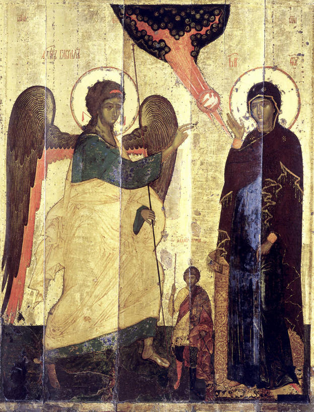 成年人,三个人,人群,站,竖图,插画,室外,白天,绘画,数码,科技,俄罗斯,阴影,艺术,网络,高光,几何,计算机图形,古典,合成,图画,文化,画,工艺品,品味,手势,美术,电脑合成图,数码合成图,图标,高雅,基督教,合成图,消息,漫画,圣玛丽,写实,具体,具象,美学,圣人,灵性,大天使,男人,女人,彩图,传统服装,欢乐,打手势,好消息,金叶