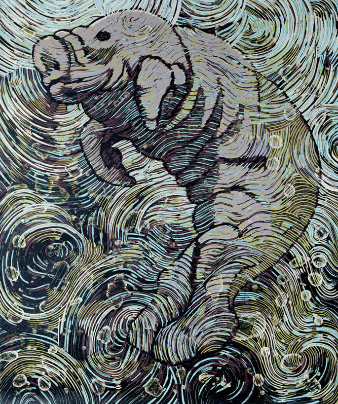 无人,竖图,插画,绘画,数码,科技,海牛,野生动物,阴影,艺术,印刷,网络,高光,几何,计算机图形,古典,合成,图画,文化,画,工艺品,品味,美术,电脑合成图,数码合成图,高雅,合成图,漫画,写实,具体,具象,美学,木版画,彩图