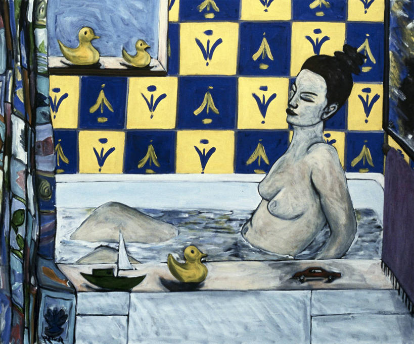 乳房,头发,裸体,一个人,坐,横图,插画,室内,绘画,游戏,数码,科技,水,窗帘,浴室,玩具,油画,阴影,花纹,艺术,网络,鸭子,瓷砖,高光,几何,计算机图形,古典,玩,合成,图画,文化,娱乐,画,黑色,工艺品,品味,休闲,浴盆,橡胶,益智,活动,美术,电脑合成图,数码合成图,卫生,高雅,合成图,发泄,消遣,智力,漫画,橡胶制品,写实,具体,具象,美学,宣泄,式样,橡胶小鸭,橡皮小鸭,玩具车,闭着眼睛,玩耍,嬉戏,洗涤,彩图,玩具船