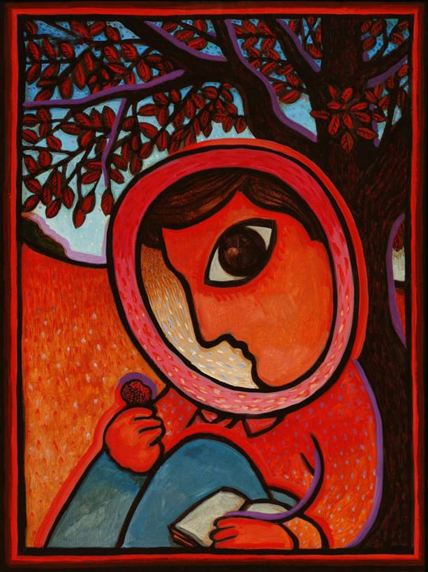 成年人,眼睛,一个人,坐,竖图,插画,室外,白天,侧面,抽象,绘画,数码,科技,叶子,相框,瞳孔,仅一个男性,阴影,艺术,网络,圆形,标志,符号,高光,几何,计算机图形,古典,合成,图画,拿着,文化,标识,画,树,工艺品,品味,人体,眼部,日记,美术,电脑合成图,数码合成图,创造力,高雅,合成图,漫画,写实,具体,具象,美学,诗人,性别符号,美术工艺,眼,书,秋天,彩图,男性符号