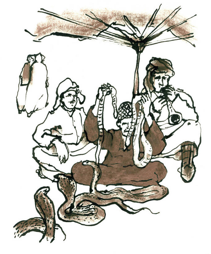 成年人,三个人,人群,坐,竖图,插画,室外,白天,白色背景,绘画,风险,数码,科技,宠物,非洲,摩洛哥,表演,阴影,艺术,网络,蛇,伞,头巾,乐器,高光,几何,计算机图形,古典,音乐,合成,图画,拿着,休闲装,文化,吹气,画,扮演,动物,工艺品,品味,职业,放松,五只,保护,美术,电脑合成图,数码合成图,控制,演出,长笛,高雅,合成图,音乐人,漫画,街头艺人,眼镜蛇,写实,具体,具象,美学,阿非利加洲,摩洛哥王国,技能,马拉喀什,美术工艺,摩洛哥文化,危险,盘着腿坐,彩图,传统文化