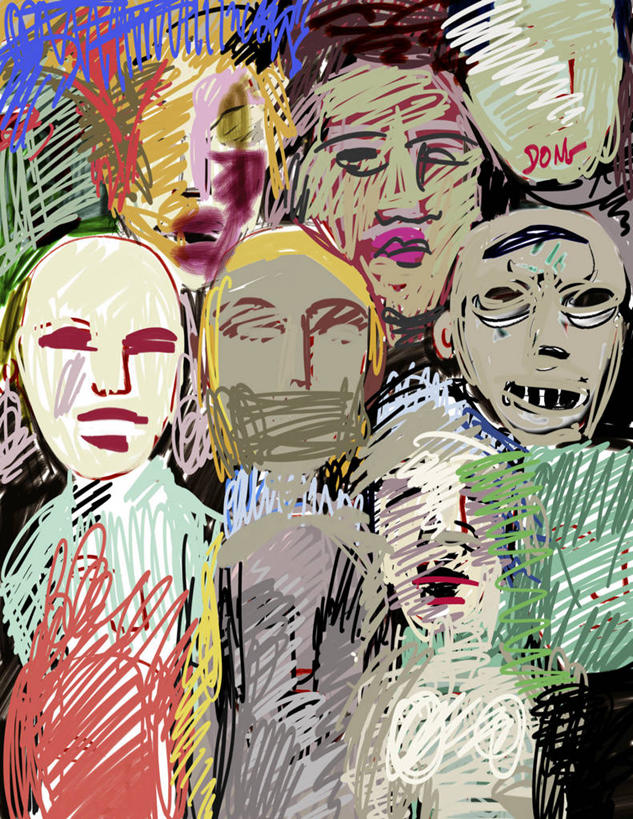 成年人,脸,头,脸颊,人群,竖图,插画,正面,抽象,绘画,风险,数码,科技,阴影,艺术,网络,高光,几何,计算机图形,古典,合成,图画,文化,现代,肩膀,画,工艺品,品味,人体,多样,怪异,美术,电脑合成图,数码合成图,隐藏,高雅,合成图,群众,漫画,魔鬼,计算机制图,写实,具体,具象,美学,邪恶,惊骇,想法,美术工艺,受害者,危险,男人,女人,头部,脸部,脸蛋,面部,彩图,全画面,全框架,全帧,全画幅