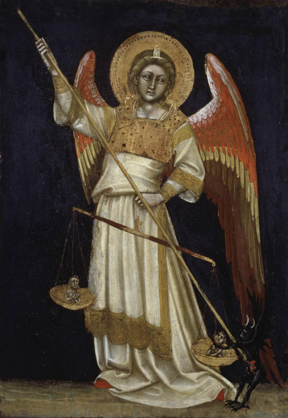 两个人,站,竖图,插画,室外,成功,数码,科技,光晕,天使,阴影,艺术,网络,高光,几何,计算机图形,合成,图画,画,宗教,电脑合成图,数码合成图,击败,基督教,合成图,恶魔,漫画,比例,哥特式风格,写实,具体,具象,邪恶,美术工艺,判断,彩图