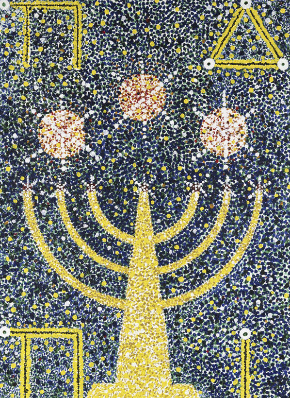 无人,竖图,插画,正面,抽象,数码,科技,静物,蜡烛,阴影,庆祝,艺术,网络,纹路,圆形,纹理,烛台,光,高光,几何,计算机图形,合成,图画,现代,画,一个,宗教,单个,电脑合成图,数码合成图,合成图,照明设备,漫画,犹太教,光明节,肌理,写实,具体,具象,灵性,美术工艺,几何形状,犹太教灯台,犹太教九灯烛台,再献圣殿节灯台,丙稀画,彩图,全画面,全框架,全帧,全画幅,传统文化