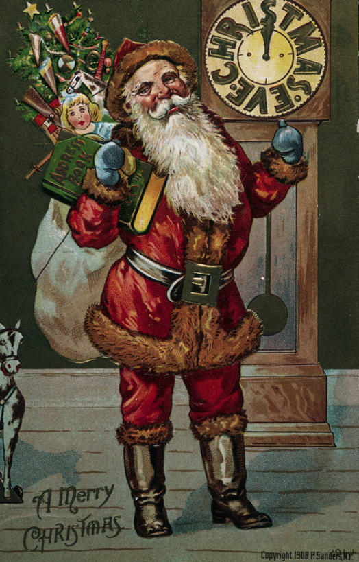 成年人,老年人,胡须,头发,一个人,站,竖图,插画,室内,夜晚,正面,绘画,数码,科技,礼物,玩具,圣诞节,仅一个男性,仅一个人,圣诞老人,阴影,庆祝,艺术,时间,网络,包,时钟,娃娃,文字,圣诞树,圣诞礼物,高光,几何,计算机图形,古典,合成,计时,图画,拿着,文化,画,白色,工艺品,钟表,品味,仅一个老年男性,圣诞帽,表,人体,美术,电脑合成图,数码合成图,午夜,高雅,合成图,钟面,漫画,写实,具体,具象,美学,美术工艺,老年男性,男人,男性,胡子,络腮胡,小胡子,书,钟,彩图,传统服装,装扮,传统文化