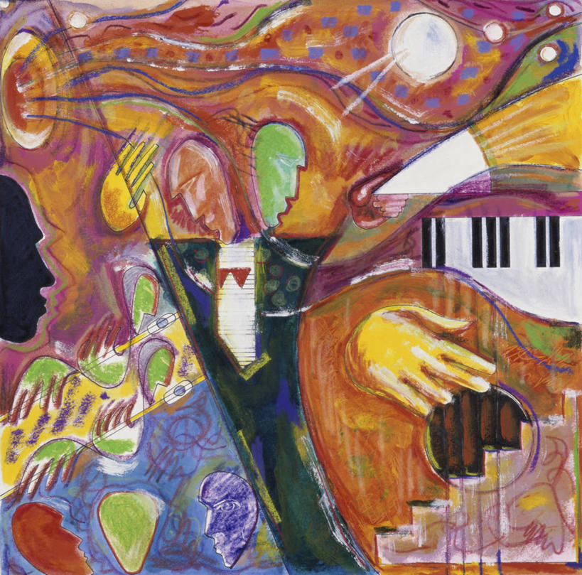 成年人,手,人群,横图,方图,插画,侧面,抽象,数码,科技,五个人,表演,阴影,服装,正装,网络,领结,吉他,乐器,弦乐器,高光,几何,计算机图形,音乐,合成,图画,拿着,表演者,画,扮演,人体,严肃,电脑合成图,数码合成图,爵士乐,创造力,演出,享乐,神圣,合成图,剪影,音乐人,漫画,燕尾服,写实,具体,具象,技能,认真,彩图,礼服,交响乐团