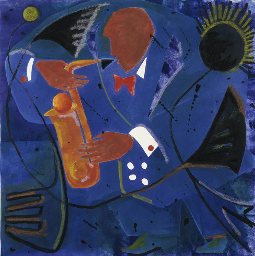 成年人,一个人,音乐家,竖图,方图,插画,抽象,绘画,数码,科技,仅一个男性,表演,阴影,服装,正装,艺术,网络,领结,乐器,萨克斯,高光,几何,计算机图形,古典,音乐,合成,图画,拿着,文化,表演者,吹气,画,扮演,蓝色,工艺品,品味,多样,严肃,美术,电脑合成图,数码合成图,爵士乐,创造力,演出,高雅,享乐,神圣,合成图,音乐人,漫画,燕尾服,袖口,写实,具体,具象,美学,技能,认真,乐师,演奏家,音乐工作者,彩图,礼服