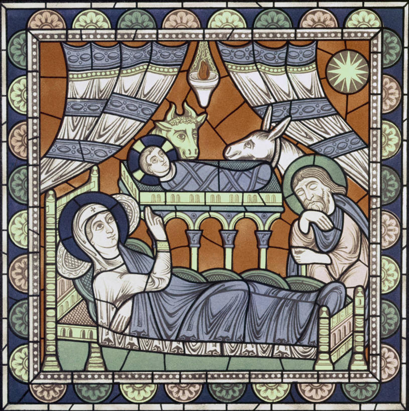 无人,躺,蹲,竖图,方图,插画,室内,夜晚,侧面,数码,科技,光晕,窗帘,阴影,网络,标志,符号,马厩,高光,几何,计算机图形,合成,图画,标识,画,动物,手势,宗教,电脑合成图,数码合成图,基督,基督教,合成图,天主教,耶稣,漫画,法国文化,哥特式风格,圣玛丽,救世主,写实,具体,具象,性别符号,驴子,七瓣莲,基利斯督,弥赛亚,默西亚,彩色玻璃,式样,开端,美术工艺,夏特尔大教堂,闭着眼睛,彩图,欢乐,男性符号,打手势