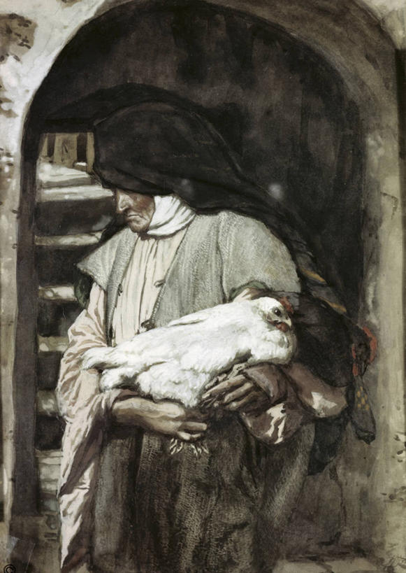 成年人,老年人,一个人,竖图,插画,室外,白天,绘画,数码,科技,仅一个女性,仅一个人,阴影,艺术,网络,拱门,门口,鸡肉,高光,几何,计算机图形,古典,合成,图画,注视,文化,饮食,画,动物,工艺品,观察,看,品味,两只,思考,仅一个老年女性,观看,颜料,美术,电脑合成图,数码合成图,察看,高雅,基督教,合成图,关注,运送,漫画,白肉,19世纪,写实,具体,具象,美学,圣人,寡妇,老年女性,女人,女性,半身,彩图,传统服装