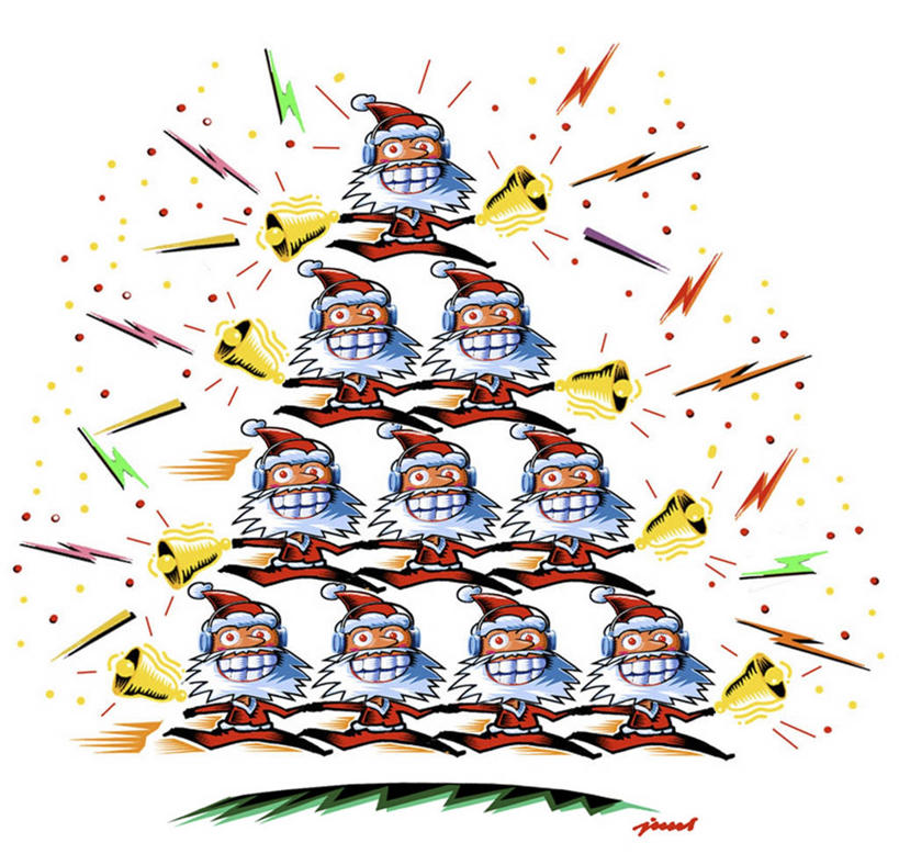 成年人,叠罗汉,笑,微笑,露齿笑,横图,方图,插画,白色背景,幸福,数码,科技,圣诞节,圣诞老人,阴影,节日,庆祝,装饰,网络,圣诞树,许多人,高光,几何,计算机图形,音乐,合成,图画,文化,画,装饰品,排列,装饰物,一群人,庆典,纪念,华丽,修饰,点缀,电脑合成图,数码合成图,合成图,饰物,漫画,写实,具体,具象,衬托,美观,雅致,雅观,想法,美术工艺,彩图