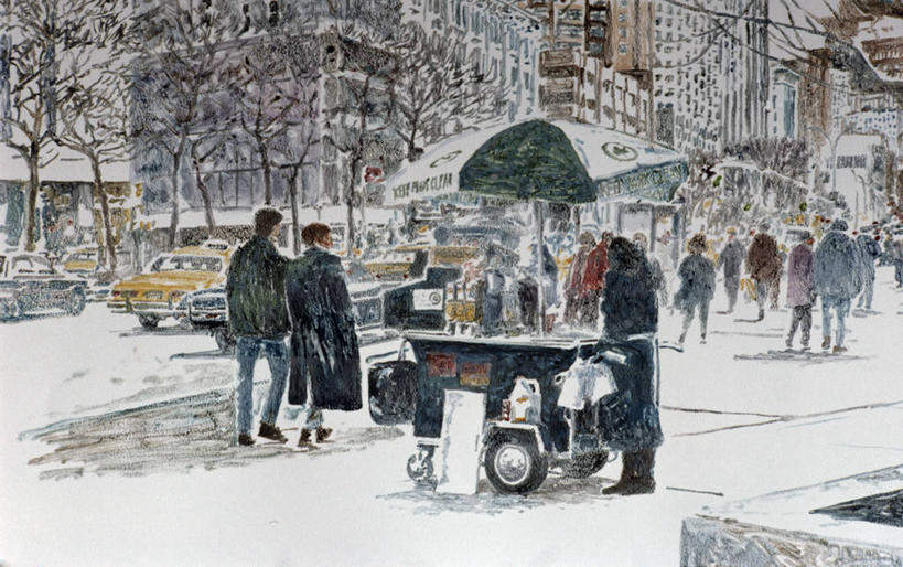 站,横图,插画,数码,科技,雪,街道,汽车,纽约,阴影,网络,亭子,冬天,许多人,高光,几何,计算机图形,合成,图画,画,树,一群人,办公大楼,电脑合成图,数码合成图,合成图,漫画,纽约州,写实,具体,具象,快餐车,步行,彩图,售货亭