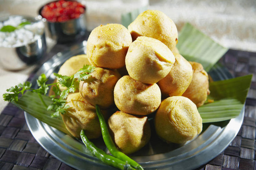 无人,横图,餐具,饮食,盘子,球体,摄影,欧芹,膳食,清新,健康食物,印度文化,彩图,影棚拍摄,小麦面粉