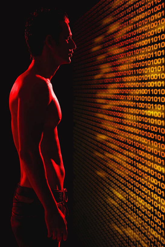 成年人,一个人,站,竖图,侧面,技术,数码,科技,仅一个男性,仅一个人,阴影,黑色背景,艺术,网络,圆形,数字,高光,几何,计算机图形,合成,裸露,仅一个年轻男性,红色,幻想,摄影,宁静,照亮,电脑合成图,数码合成图,合成图,文学,肖像,裸,想象,想法,男人,男性,年轻男性,印度人,年轻人,半身,彩图,影棚拍摄,全息图,二进制码,超现实主义,流派,艺术流派