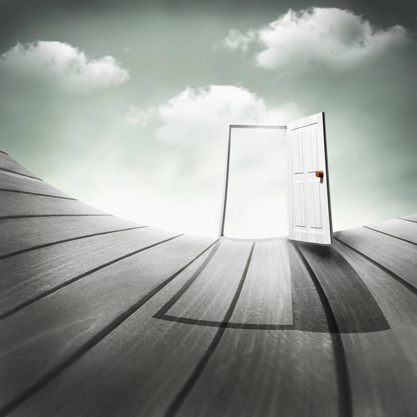 无人,方图,室内,白天,正面,童话故事,数码,科技,门,桌面,桌子,阴影,光线,网络,木制,影子,木桌,云,云朵,高光,几何,计算机图形,合成,云彩,白云,天空,阳光,木制品,门框,天,电脑合成图,数码合成图,合成图,写实,具体,具象,童话,彩图,木桌子