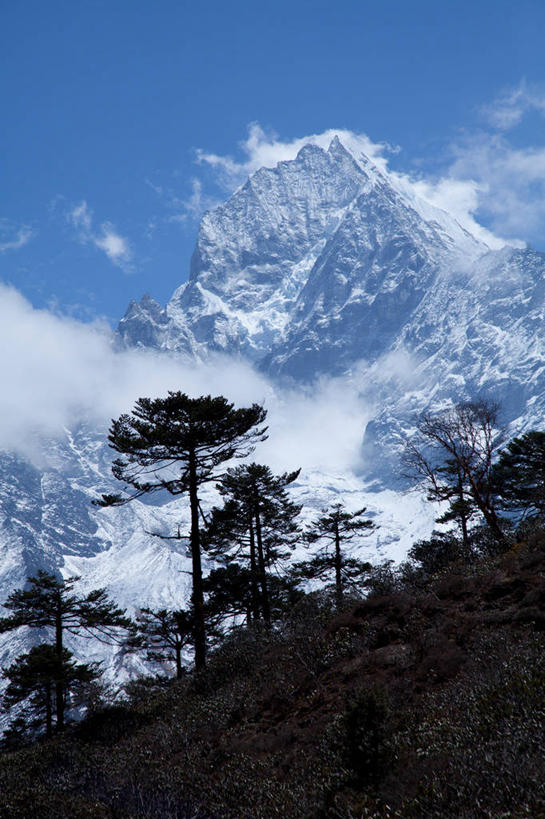 无人,公园,竖图,室外,白天,仰视,旅游,度假,石头,美景,山,树林,雪,雪山,植物,大雪,珠峰,尼泊尔,亚洲,阴影,光线,石子,影子,冰,积雪,景观,山峰,悬崖,雪景,云,云朵,冬季,冬天,山峦,云彩,娱乐,树,树木,蓝色,绿色,白云,蓝天,天空,阳光,自然,天,享受,休闲,景色,放松,寒冷,生长,晴朗,成长,冰冷,国家公园,自然风光,南亚,尼泊尔王国,珠穆朗玛峰,严寒,冰凉,酷寒,凛冽,凛凛,极冷,绝壁,圣母峰,珠穆朗玛,萨加玛塔国家公园,萨加玛塔峰,专区,石块,岩石,晴空,彩图,低角度拍摄,萨加玛塔专区,索卢坤布县,唐瑟古峰