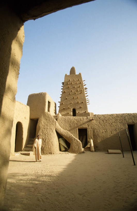 无人,竖图,建筑,非洲,马里,历史,地标建筑,摄影,宗教,尖塔,伊斯兰教,宗教建筑,清真寺,灵性,彩图,联合国教科文组织