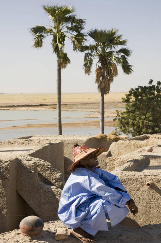 成年人,一个人,家,微笑,竖图,彩色,快乐,棕榈树,帽子,日光,非洲,马里,仅一个男性,圆锥,房屋,屋顶,树,休息,摄影,五颜六色,色彩斑斓,种族,五彩缤纷,五彩斑斓,阿非利加洲,马里共和国,西非,五光十色,莫普提,莫普提区,男人,彩图,传统文化,富拉尼族