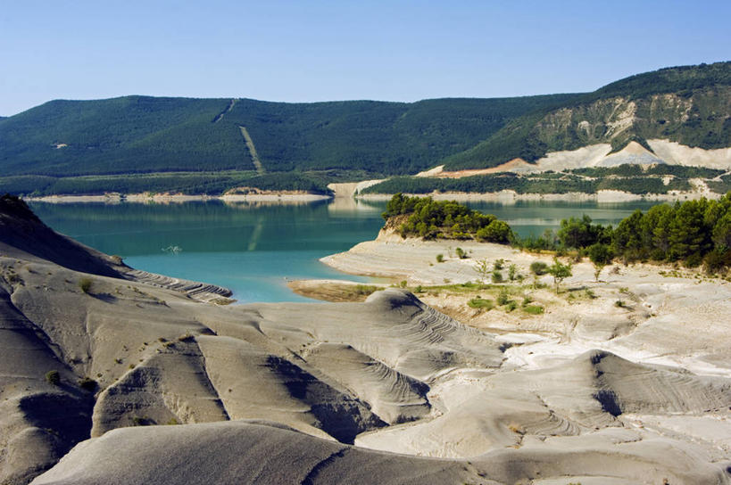 无人,码头,横图,室外,湖,山,山脉,水,西班牙,欧洲,地形,水库,自然,摄影,岩层,地质学,阿拉贡,岩石,彩图,淡水