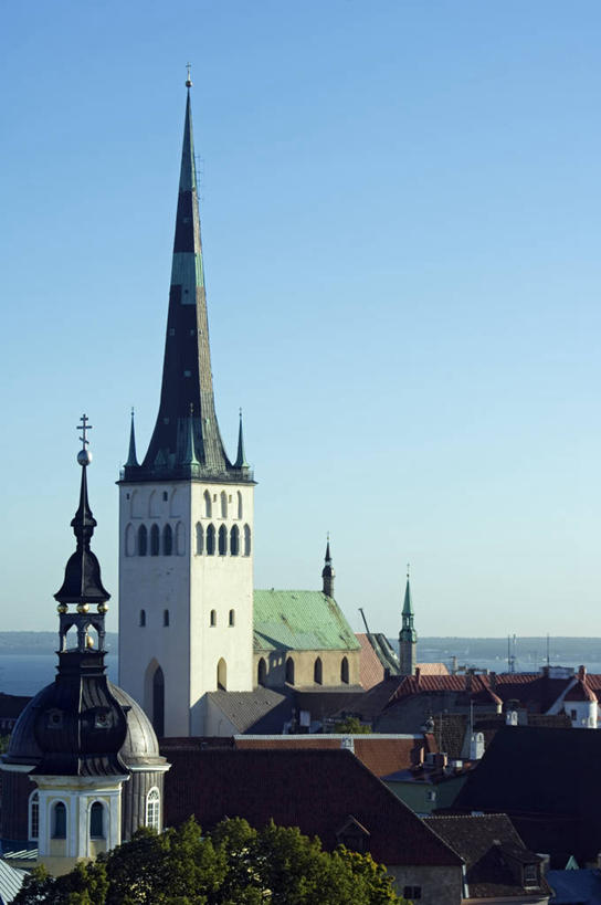 无人,教堂,竖图,建筑,欧洲,爱沙尼亚,古城,尖顶,首都,摄影,宗教,宗教建筑,塔林,彩图,波罗的海三国