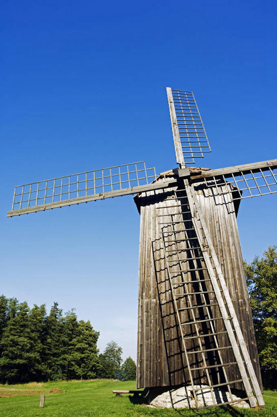 无人,横图,爱沙尼亚,风力,木制,首都,摄影,塔林,彩图