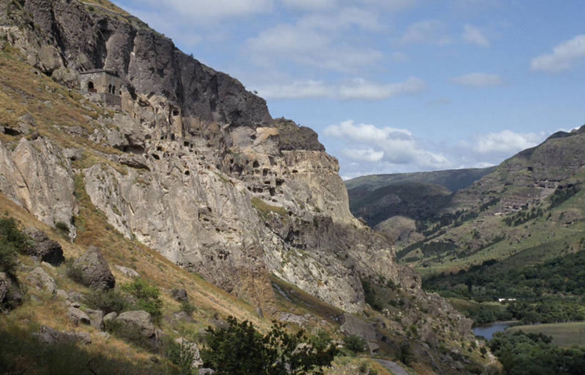 无人,竖图,室外,河流,植物,城堡,塔,首都,摄影,山脊,第比利斯,彩图